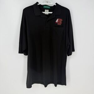 Outer Banks Polo Shirt Mens 2XL Black FSU Seminoles NCAA Made in USA Sporty VTG